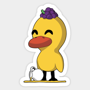 Mr. Duck of Duck Song Sticker